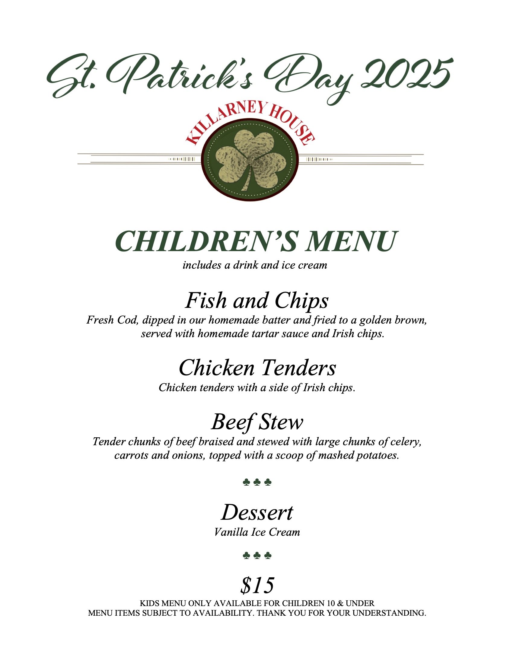 ChildrensMenu KH StPats2025 LTR 030625